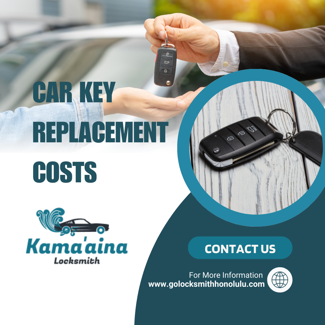 Car Key Replacement Cost in Honolulu